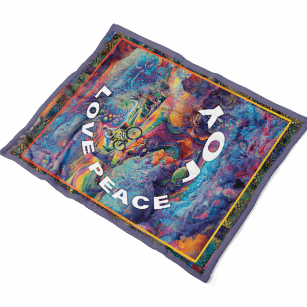 Love, Peace, Joy Plush Blanket