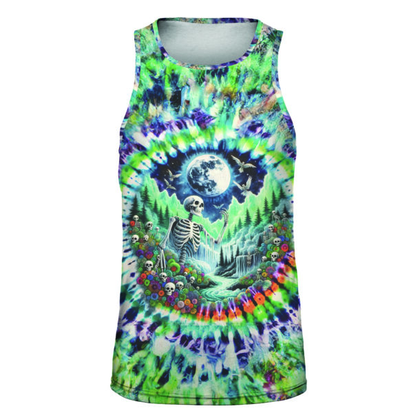 Live Free Skeleton Tank Top - Mens Tank