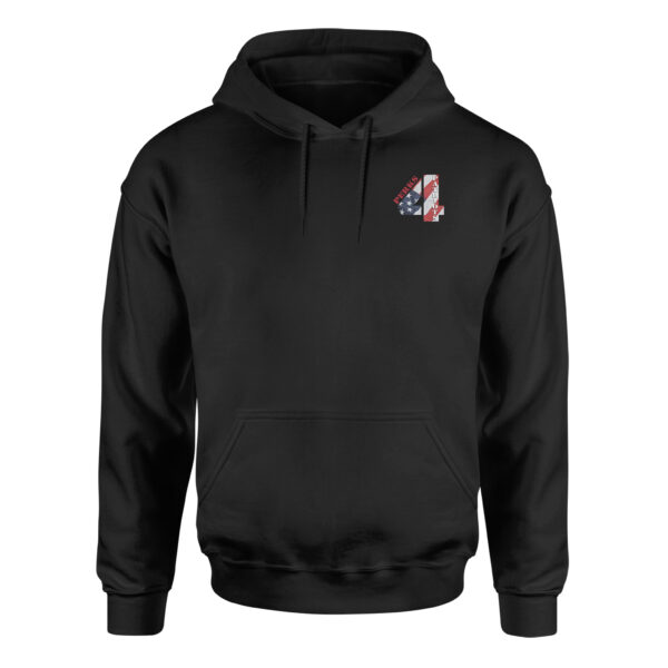 Perks For Patriots Black Hoodie 2 - Biblend Hoodie - Unisex