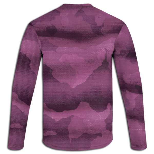 Purple Shadow Camo Long Sleeve Shirt – American-Made Tactical Performance Top