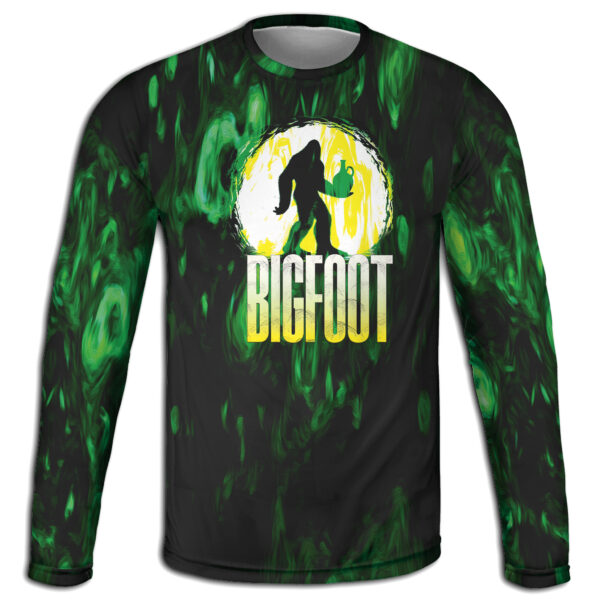 Bigfoot Graphic Long Sleeve Tee – Bold, Durable, and Made in the USA 🌲👣