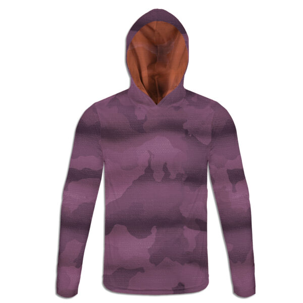 Purple Shadow Camo Hoodie – American-Made Tactical Performance Hoodie