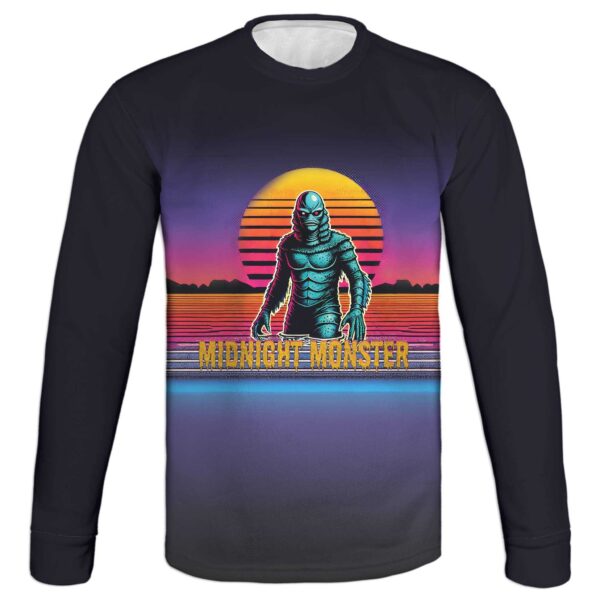Midnight Monster Retro Long-Sleeve Sweatshirt – Made in the USA