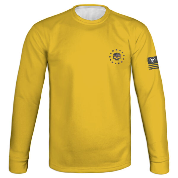 Gadsden Flag Long Sleeve SweatShirt – Don’t Tread On Me | Patriotic Apparel | Made in USA