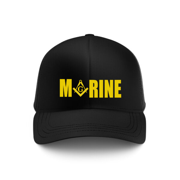 Marine Freemason Hat 2 - Classic Retro Trucker Hat